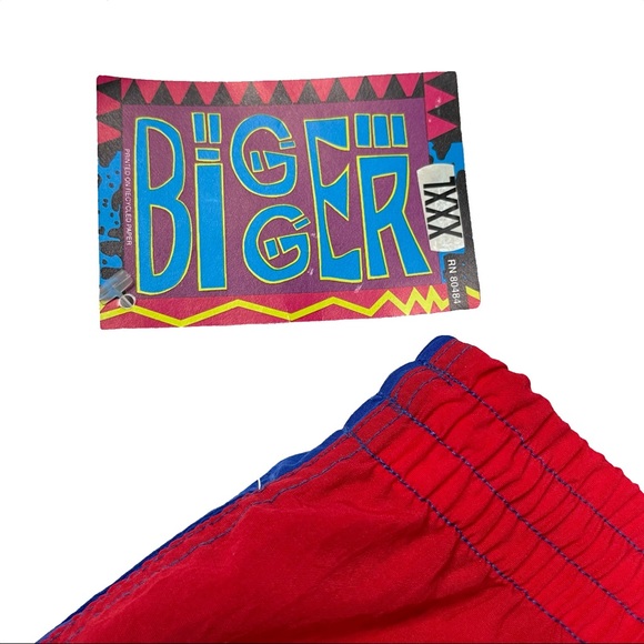 Rare Vintage 90s MTO Surf Swim Trunks Shorts - Picture 10 of 12